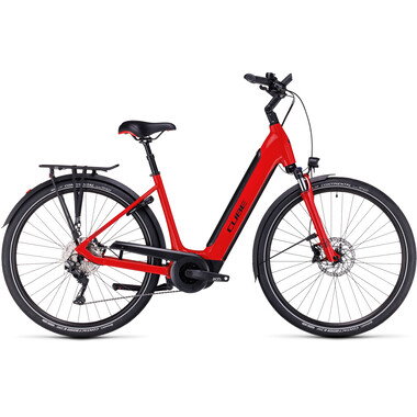 Bicicleta de senderismo eléctrica CUBE SUPREME SPORT HYBRID PRO 625 WAVE Rojo 2023 0
